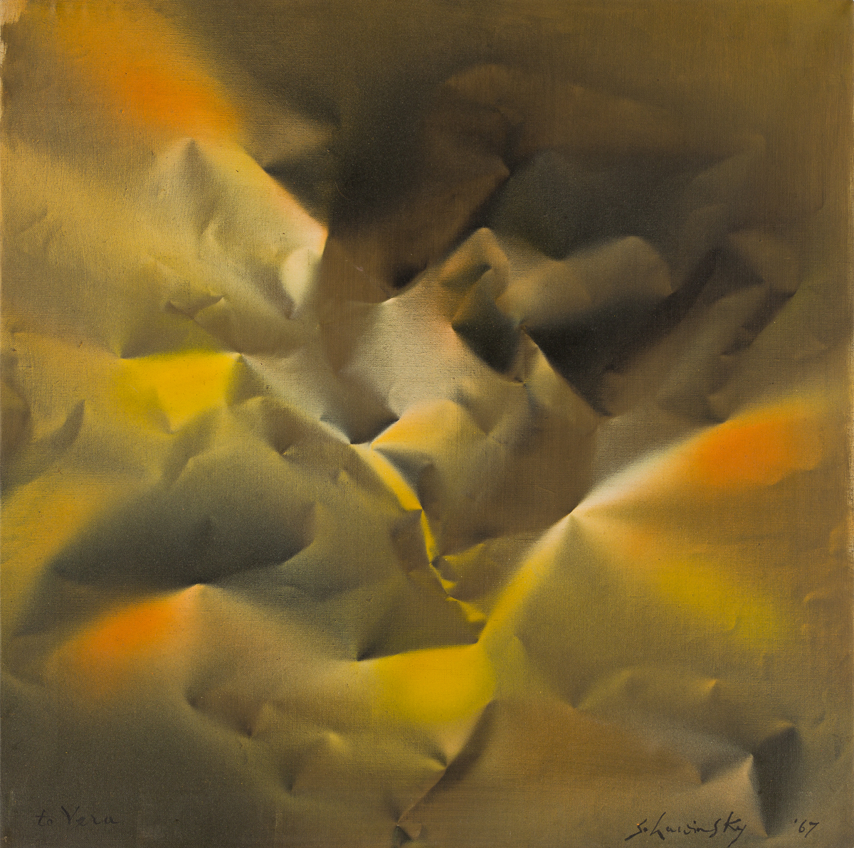 XANTI SCHAWINSKY (1904 - 1979, SWISS/AMERICAN) Untitled, (E-191), from the Eclipse Series.
